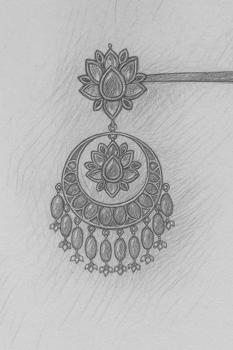 Earring Sketch